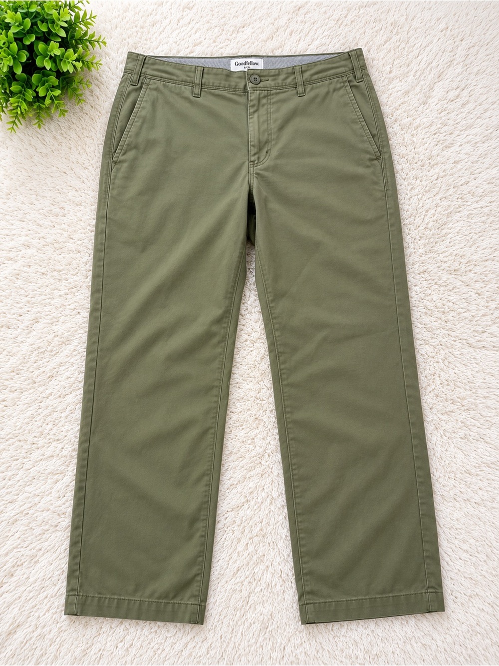Goodfellow & Co Olive Chino Pants - Straight Fit